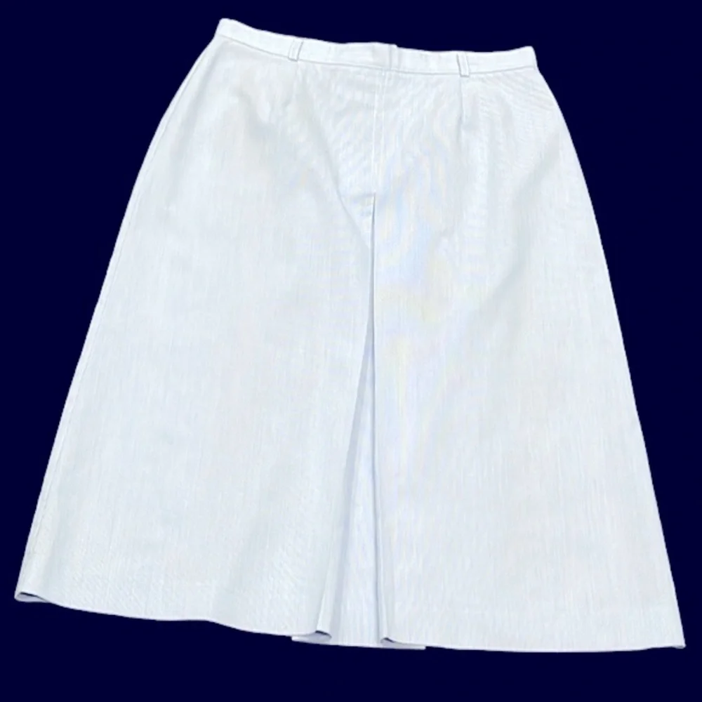 🛑🛑SOLD Vintage 70s Blue Pinstripe Ship n Shore Skirt - Picture 10 of 16